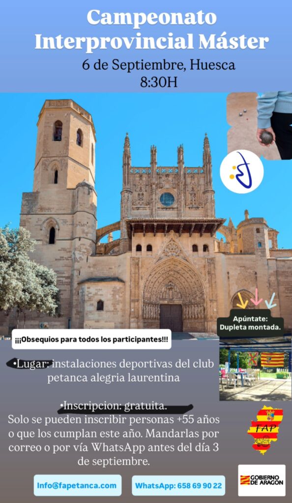 PETANCA MASTER HUESCA PETANCA MASTER HUESCA